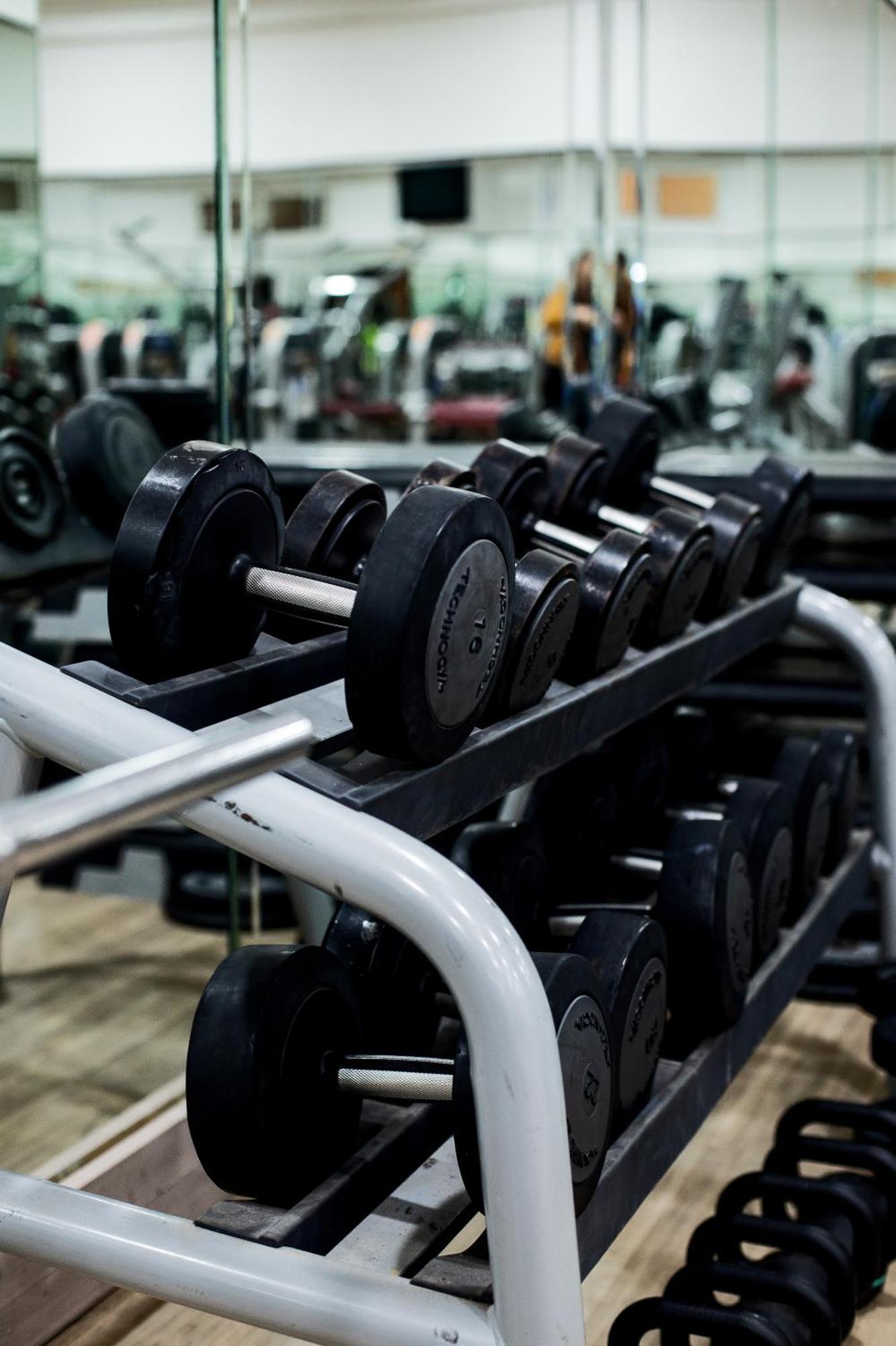 Grand Mogador Agdal Palace Marrakesh Exterior foto Dumbbells on a rack