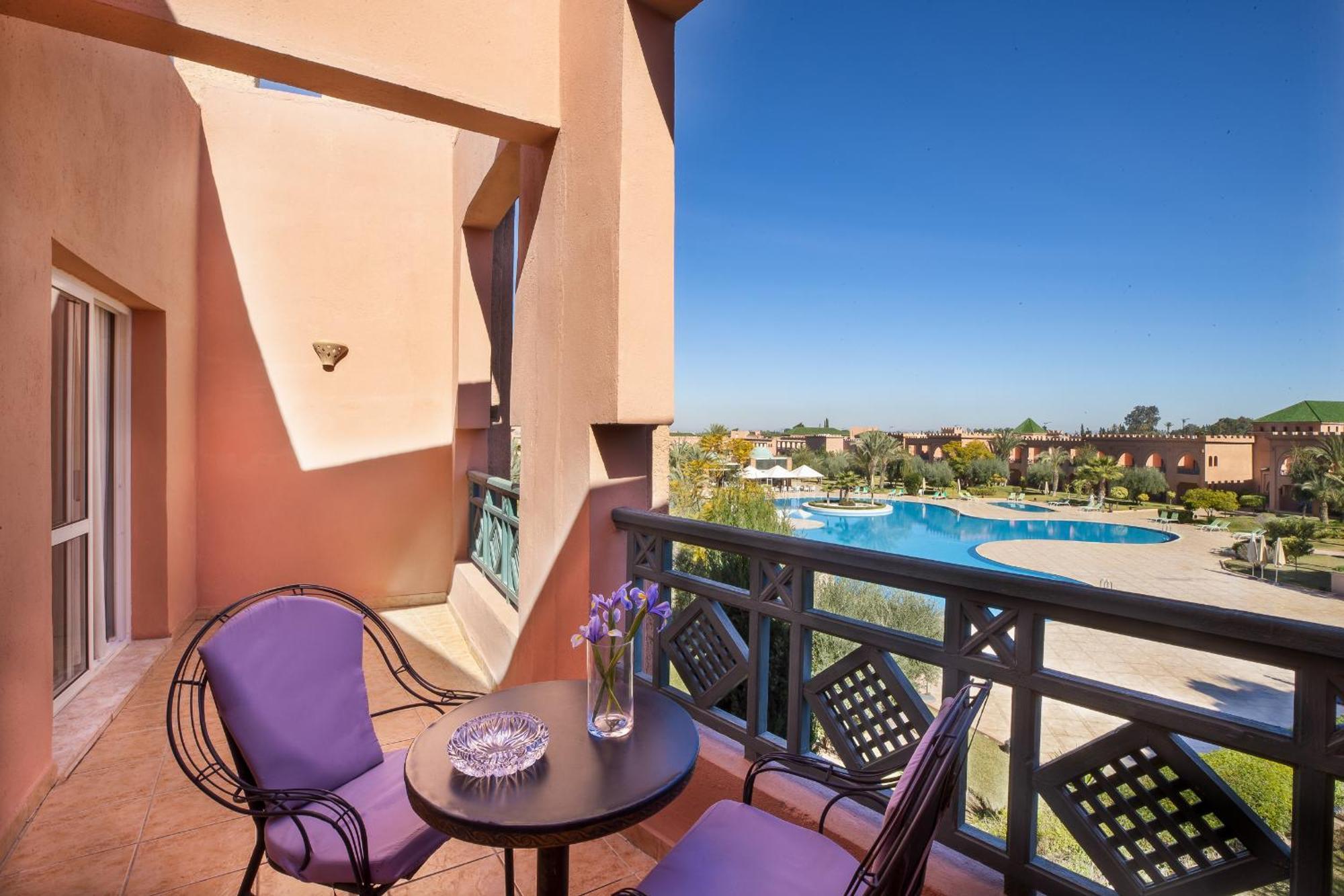 Grand Mogador Agdal Palace Marrakesh Exterior foto A balcony at the hotel